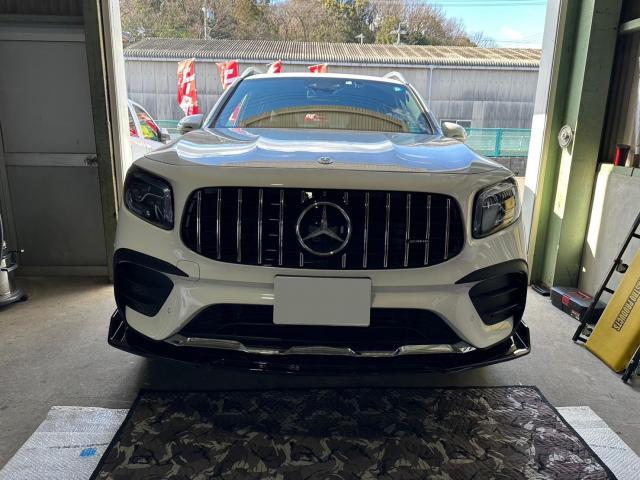  M・ベンツ　GLBクラス 　リップスポイラー取付