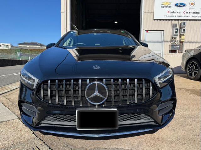 R2年　メルセデス・ベンツ　Ａクラス　Ａ２００ｄ　パナメリカーナグリル交換＆アイドリングストップキャンセルコーディング施工