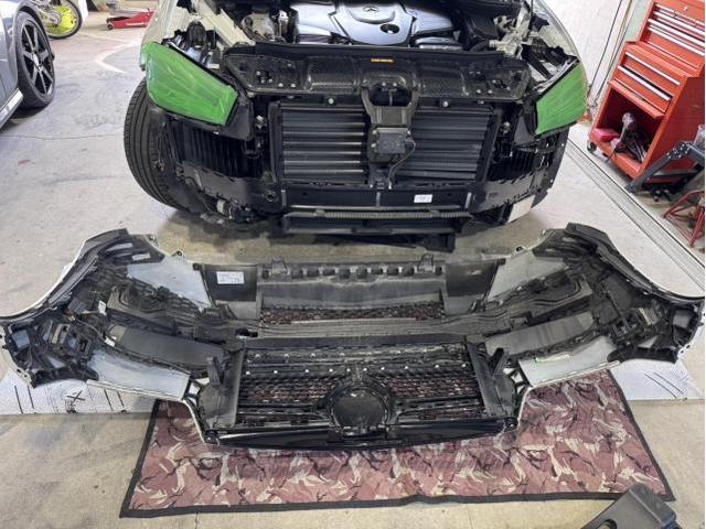 W167　メルセデス・ベンツ　ＧＬＥ　400ｄ　グリル交換　ダイヤモンドグリル→パナメリカーナグリル交換
