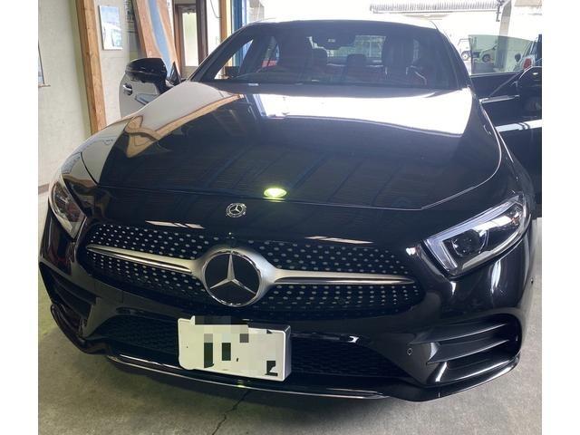 メルセデスベンツ　CLS450 ドライブレコーダー前後取り付け