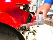 【工程４】エアーサンダーで削り出します