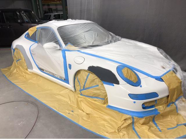 ポルシェ 911 カレラS 板金塗装修理
