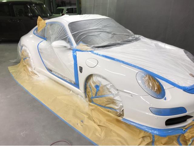 ポルシェ 911 カレラS 板金塗装修理