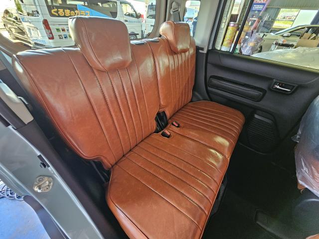 スズキ　ハスラー　シートカバー取付！！