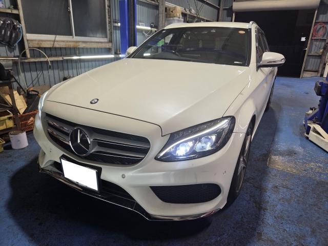 メルセデス・ベンツ　Ｃ220d　W205　EGRバルブ交換　吸排気系修理・整備　輸入車修理専門店　　伊勢市　カーブティック三共