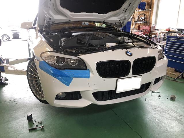 BMW 523d ヘッドライト曇り修理