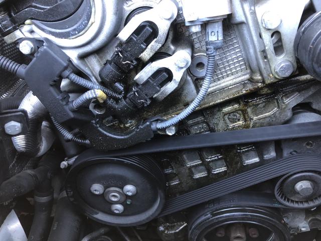 BMW 320i　ツーリング　オイル・クーラント漏れ　修理