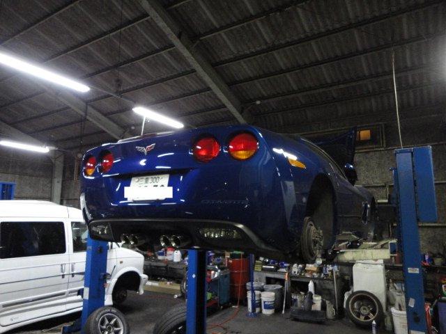 シボレー　コルベットC６　車検整備