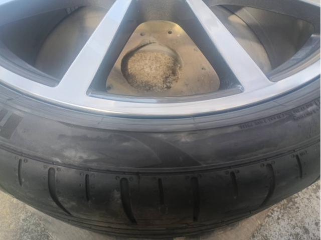 【ポルシェ・911カレラ】ホイール修理（ポリッシュ風仕上げ）