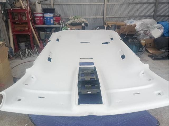 【フォルクスワーゲン・シャラン】天井たるみの補修＆張替え