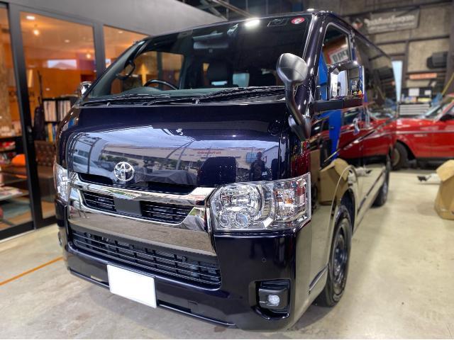 【ガラスコーティング施工】トヨタ　ハイエース　ボディコーティング 磨き　ガラス 水垢　鉄粉　ウロコ取り　洗車　｜横浜市都筑区 COOLMAN