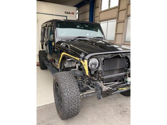 jeep ラングラー　塗装作業　その1