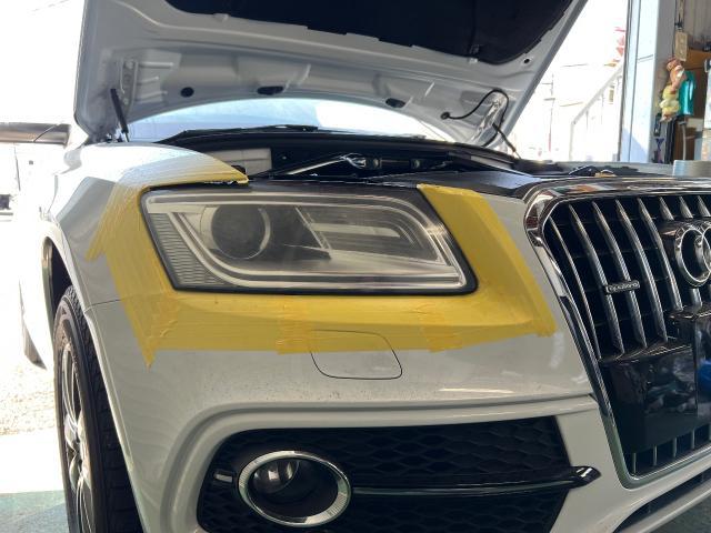 アウディ　Ｑ５　ヘッドライトコーティング　西多摩郡瑞穂町/青梅市/羽村市/福生市/あきる野市/武蔵村山市/東大和市/東村山市/昭島市/立川市/八王子市/所沢市/川越市/入間市/飯能市/狭山市