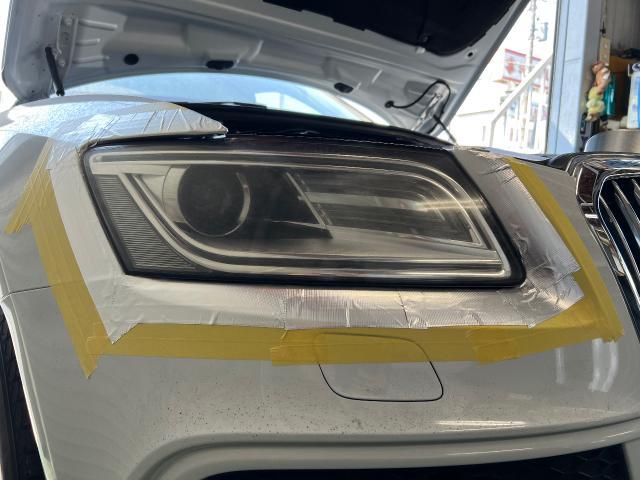 アウディ　Ｑ５　ヘッドライトコーティング　西多摩郡瑞穂町/青梅市/羽村市/福生市/あきる野市/武蔵村山市/東大和市/東村山市/昭島市/立川市/八王子市/所沢市/川越市/入間市/飯能市/狭山市