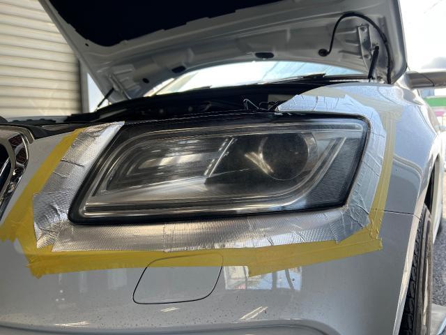 アウディ　Ｑ５　ヘッドライトコーティング　西多摩郡瑞穂町/青梅市/羽村市/福生市/あきる野市/武蔵村山市/東大和市/東村山市/昭島市/立川市/八王子市/所沢市/川越市/入間市/飯能市/狭山市