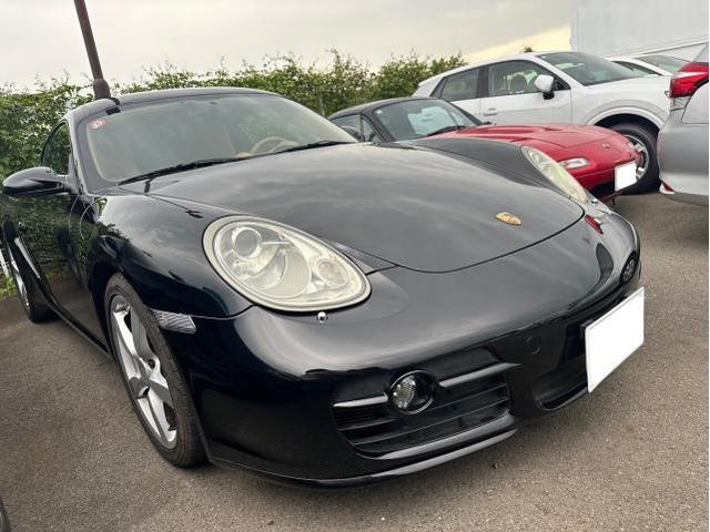 ポルシェ　ケイマン　フロントバンパー、右フロントフェンダー修理