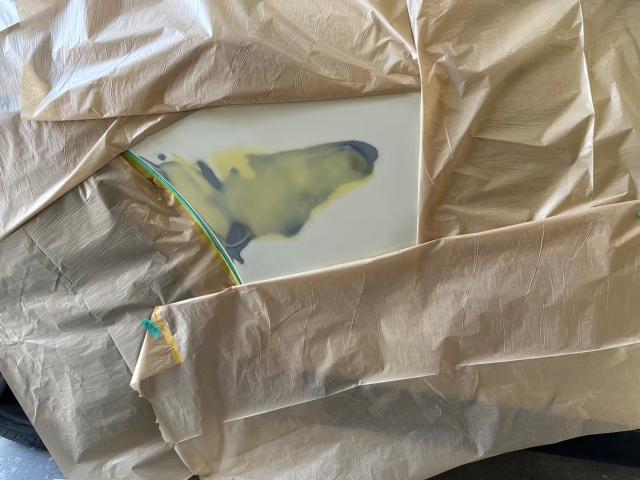 ミニクーパー　右リアドア、フロントバンパー修理