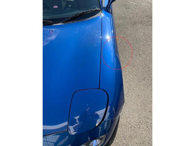 マツダ　ＲＸ－７　左フロント部修理