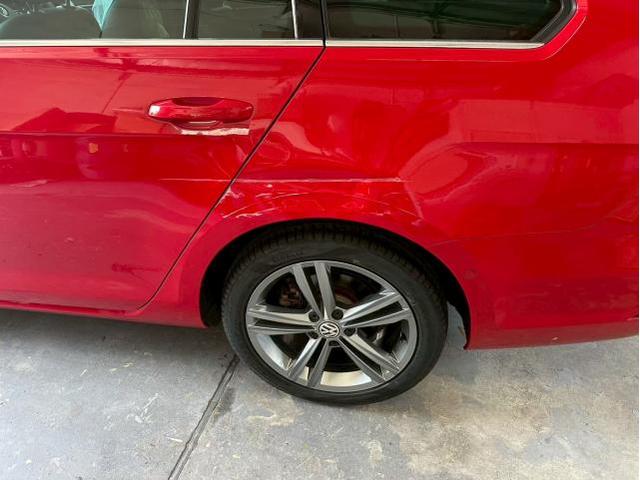 フォルクスワーゲン ゴルフ　左リアクォーター、左リアドア修理