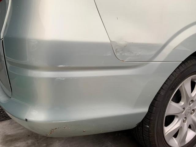 ホンダ　エアウェイブ　右リアクォーター、リアバンパー、リアライセンスガーニッシュ修理