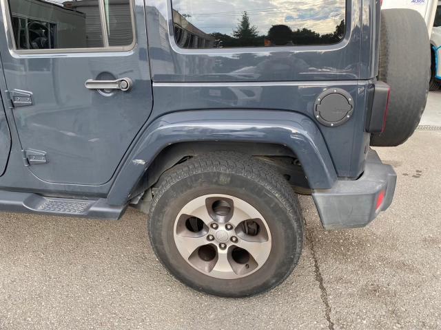 ジープ　ラングラー　リアバンパー、左リアフェンダー、左サイドステップ修理