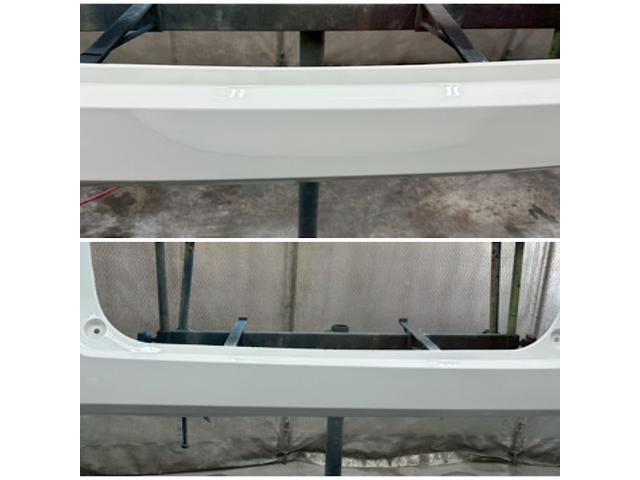 ホンダ　フリード　リアゲート・リアバンパー修理、ガラスコーティング