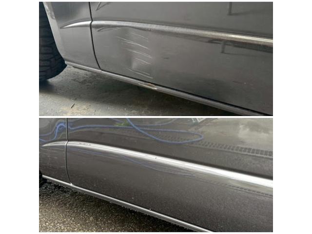 トヨタ　ハイエース　右リアクォーター、左スライドドア、左サイドシルパネル修理