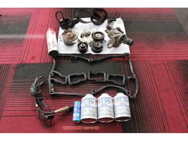 アルファロメオ156 2.0TS 5MT タイベル交換・エアコン不良修理