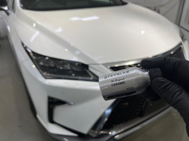 レクサス　RX450h　ファインラボ セラミックウルトラ V2＋オリジナルセラミックコーティング ／ インテリアコーティングのご紹介です。東京都世田谷区のジェミーズ株式会社。渋谷区　目黒区　港区　神奈川県　新規のお客様大歓迎。代車　レッカー