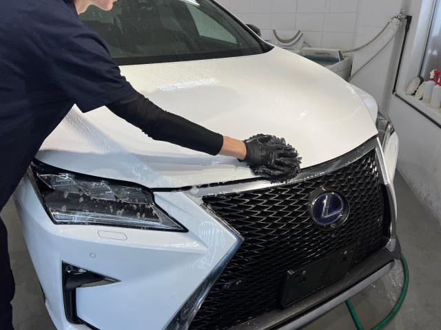 レクサス　RX450h　ファインラボ セラミックウルトラ V2＋オリジナルセラミックコーティング ／ インテリアコーティングのご紹介です。東京都世田谷区のジェミーズ株式会社。渋谷区　目黒区　港区　神奈川県　新規のお客様大歓迎。代車　レッカー