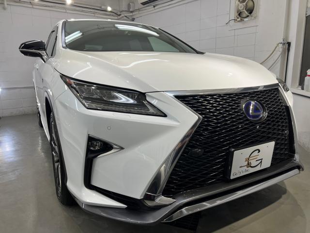 レクサス　RX450h　ファインラボ セラミックウルトラ V2＋オリジナルセラミックコーティング ／ インテリアコーティングのご紹介です。東京都世田谷区のジェミーズ株式会社。渋谷区　目黒区　港区　神奈川県　新規のお客様大歓迎。代車　レッカー