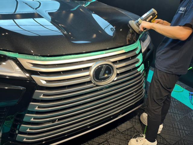 レクサス　新車LX600　ファインラボ セラミックウルトラV2+オリジナルセラミック コーティング ／ インテリアコーティング のご紹介です。。東京都世田谷区のジェミーズ株式会社。渋谷区　目黒区　港区　新規のお客様大歓迎。代車　レッカー