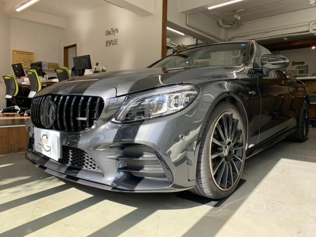 メルセデスＡＭＧ Ｃ４３カブリオレにユピテル製（Ｑ－０３）７２０°ドライブレコーダーを取り付けました！！お問合せ番号ＳＢ：８４６６東京都世田谷区のジェミーズ株式会社。渋谷区　目黒区　港区　品川区　新規のお客様大歓迎。　代車　レッカー