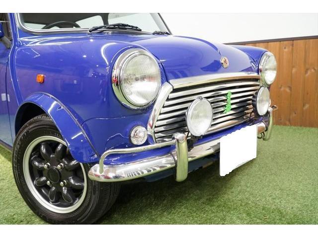 入庫情報 1998年モデル ROVER MINI（ローバーミニ）ポールスミス・ミニ 1500台限定車 東京都世田谷区のジェミーズ株式会社。渋谷区　目黒区　港区　品川区　神奈川県　横浜市　川崎市　新規のお客様大歓迎。代車　レッカー