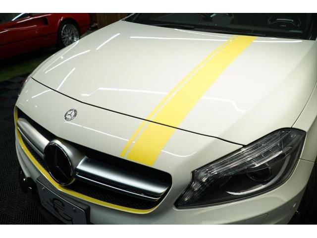 入庫情報 2015年モデル メルセデスAMG Ａ45 4マチックイエローカラーライン36台限定車 東京都世田谷区のジェミーズ株式会社。渋谷区　目黒区　港区　品川区　神奈川県　横浜市　川崎市　新規のお客様大歓迎。代車　レッカー