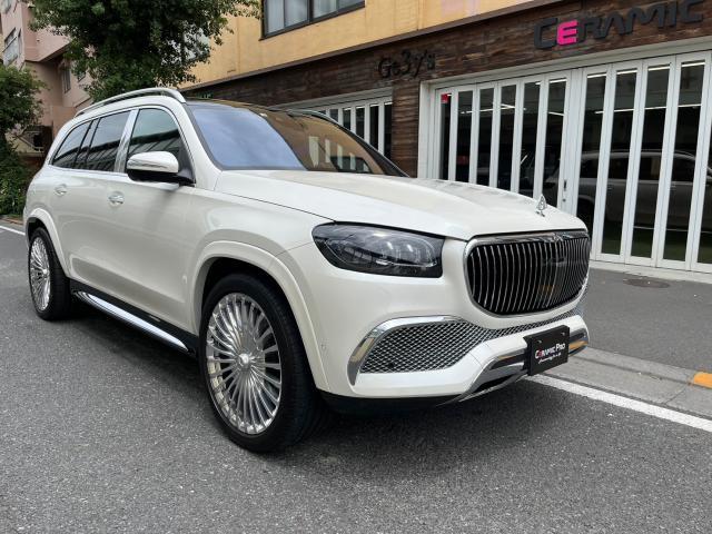 メルセデスマイバッハ　ＧＬＳ６００　セラミックプロイオン２層コーティングとインテリアコーティングを施工致しました。東京都世田谷区のジェミーズ株式会社。渋谷区　目黒区　港区　品川区　神奈川県　横浜市　川崎市　新規のお客様大歓迎。代車　レッカー