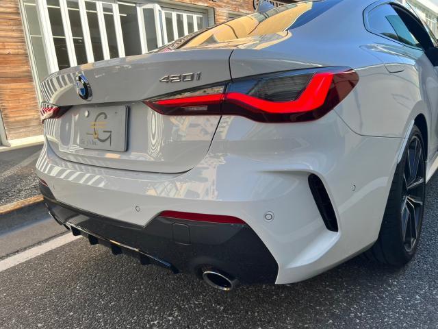 BMW420にカーボンリアディフューザーとフロントカメラを取り付けました!!問合せ番号;SB8707東京都世田谷区のジェミーズ株式会社。渋谷区 目黒区 港区 品川区 神奈川県 横浜市 川崎市 新規のお客様大歓迎。代車 レッカー