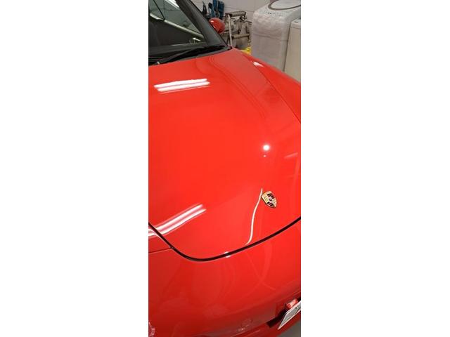 ポルシェ９１１ターボカブリオレにエシュロンニューバージョンコーティングを施工致しました。東京都世田谷区のジェミーズ株式会社。渋谷区　目黒区　港区　品川区　神奈川県　新規のお客様大歓迎。代車　レッカー