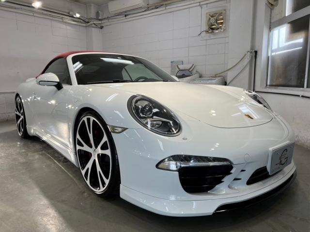 ポルシェ911カレラS カブリオレ Type991／ファインラボ レギュラーメンテナンスのご紹介です　東京都世田谷区のジェミーズ株式会社　渋谷区　目黒区　港区　品川区　神奈川県　横浜市　川崎市　新規のお客様大歓迎　代車　レッカー