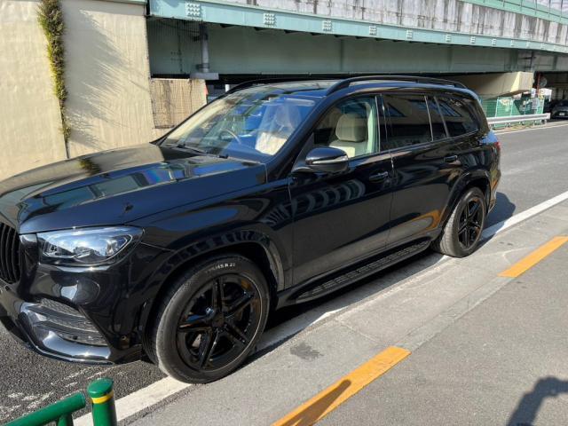 メルセデスＡＭＧ ＧＬＳ４００ｄのアルミホイールペイントカスタムを致しました！！お問合せ番号SB7881東京都世田谷区のジェミーズ株式会社　渋谷区　目黒区　港区　品川区　神奈川県　横浜市　川崎市　新規のお客様大歓迎　代車　レッカー