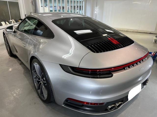 ポルシェ　911 カレラS（Type992）　エシュロン ニューバージョン コーティングのご紹介です。東京都世田谷区のジェミーズ株式会社　渋谷区　目黒区　港区　品川区　神奈川県　横浜市　川崎市　新規のお客様大歓迎　代車　レッカー