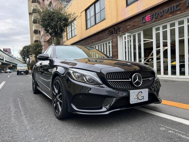 メルセデスＡＭＧ Ｃ４３のキャリパーペイントを致しました！！お問合せ番号SB7915　東京都世田谷区のジェミーズ株式会社　渋谷区　目黒区　港区　品川区　神奈川県　横浜市　川崎市　新規のお客様大歓迎　代車　レッカー