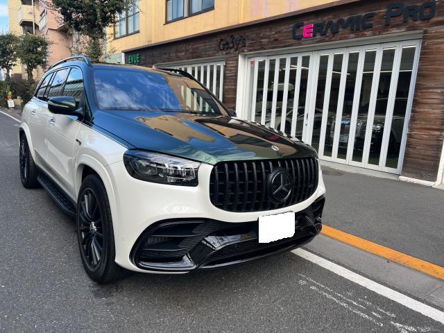 メルセデスＡＭＧ ＧＬＳ６３のキャリパーペイントを致しました！！　東京都世田谷区のジェミーズ株式会社　渋谷区　目黒区　港区　品川区　神奈川県　横浜市　川崎市　新規のお客様大歓迎　代車　レッカー