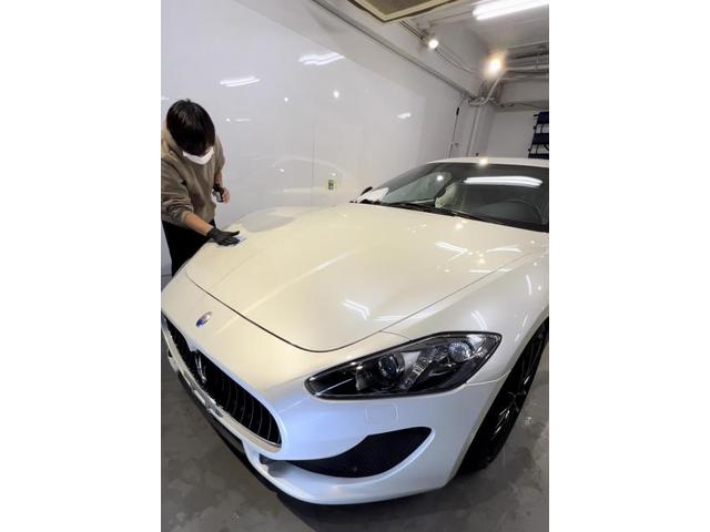 マセラティ　グラントゥーリズモ　ハイモースコート THE エッジ コーティング ／ ホイールコーティングのご紹介です。東京都世田谷区のジェミーズ株式会社　渋谷区　目黒区　港区　品川区　神奈川県　新規のお客様大歓迎　代車　レッカー