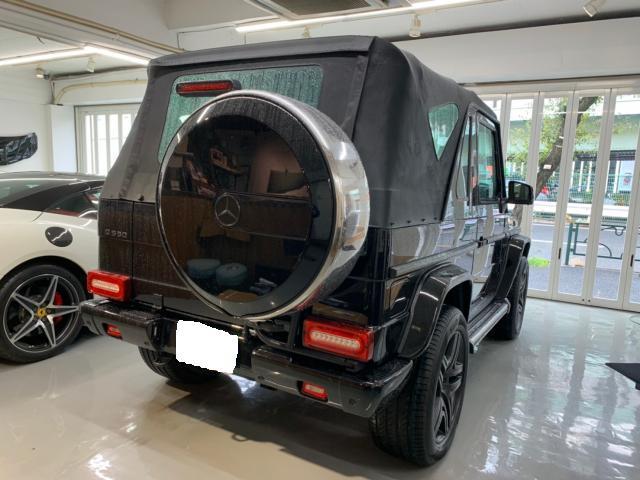 メルセデスベンツ Ｇ５５０カブリオレの社外ライトを純正部品に交換致しました！！東京都世田谷区のジェミーズ株式会社　渋谷区　目黒区　港区　品川区　神奈川県　横浜市　川崎市　新規のお客様大歓迎　代車　レッカー