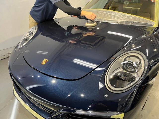 ポルシェ　911カレラS（Type991）　エシュロン ニューバージョン ポリッシュメンテナンスのご紹介です。東京都世田谷区のジェミーズ株式会社　渋谷区　目黒区　港区　品川区　神奈川県　横浜市　新規のお客様大歓迎　代車　レッカー