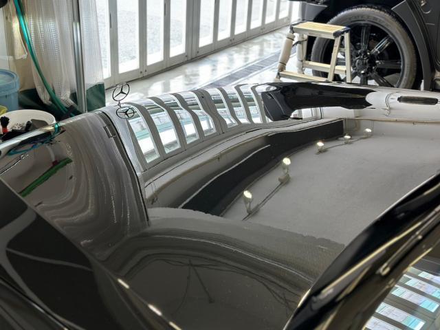 メルセデスベンツ　S500L　エシュロン ニューバージョンコーティングのご紹介です。東京都世田谷区のジェミーズ株式会社　渋谷区　目黒区　港区　品川区　神奈川県　横浜市　新規のお客様大歓迎　代車　レッカー