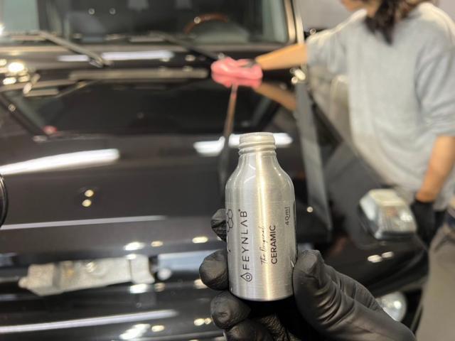 メルセデスベンツ G550／ファインラボ セラミックウルトラ V2＋オリジナルセラミックコーティングのご紹介です　東京都世田谷区のジェミーズ株式会社　渋谷区　目黒区　港区　品川区　神奈川　横浜市　川崎市　新規のお客様大歓迎　代車　レッカー