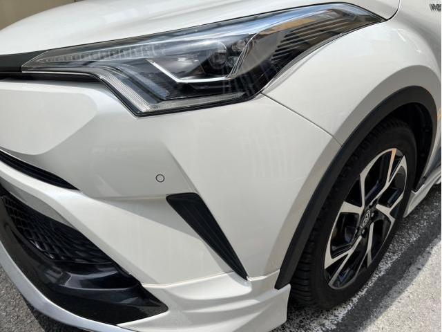 トヨタ ＣーＨＲの傷がついてしまったボディの鈑金修理を致しました。東京都世田谷区のジェミーズ株式会社　渋谷区　目黒区　港区　品川区　神奈川　新規のお客様大歓迎　代車　レッカー
