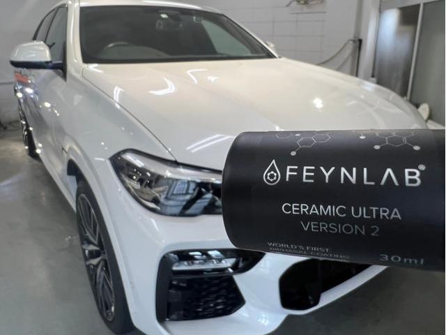 BMW　X6M／ファインラボ セラミックウルトラ V2＋オリジナルセラミック／インテリアコーティングのご紹介です東京都世田谷区のジェミーズ株式会社　渋谷区　目黒区　港区　品川区　神奈川　横浜市　川崎市　新規のお客様大歓迎　代車　レッカー